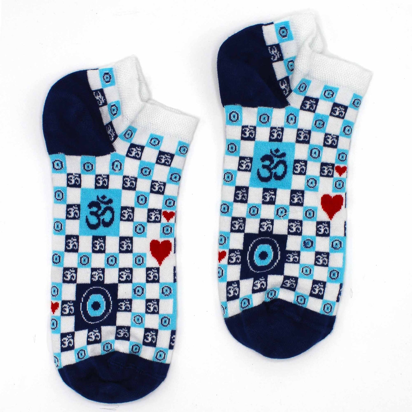 Hop Hare Bamboo Socks Low - Om Evil Eye - SOCKI.IE