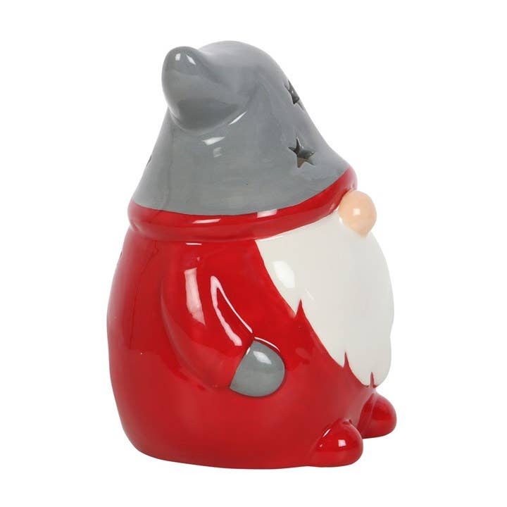 Red and Grey Christmas Gonk Tealight Holder - image 3