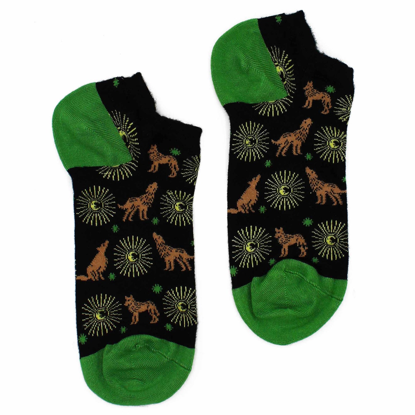 Hop Hare Bamboo Socks Low - Moonlight Wolf - SOCKI.IE