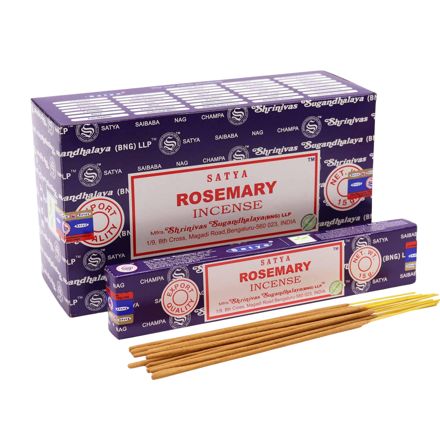 Rosemary - Satya Incense Sticks 15g - Socki.ie