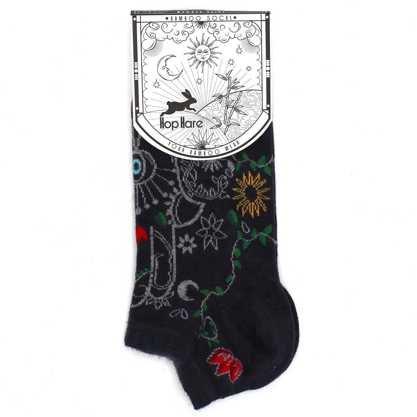 Hop Hare Bamboo Socks Low - Hamsa - SOCKI.IE