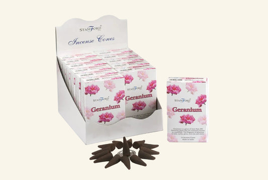 Stamford Geranium Incense Cones