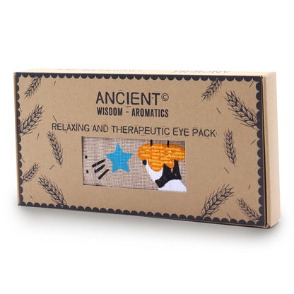 Lavender Eye Pillow -  Natural Cotton Gift Box | Sleepy Panda