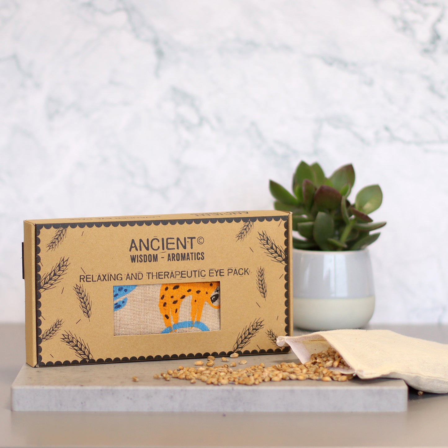 Lavender Eye Pillow – Natural Cotton Gift Box | Lazy Sloth