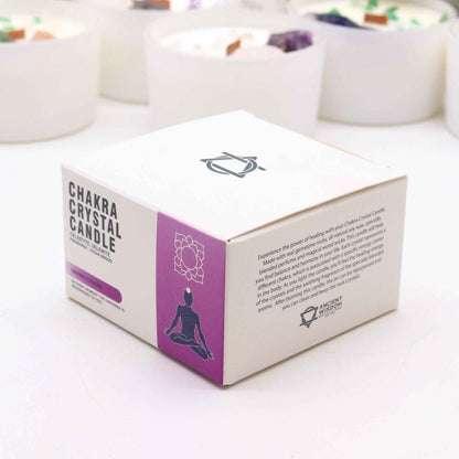 Chakra Crystal Candle - Crown Chakra