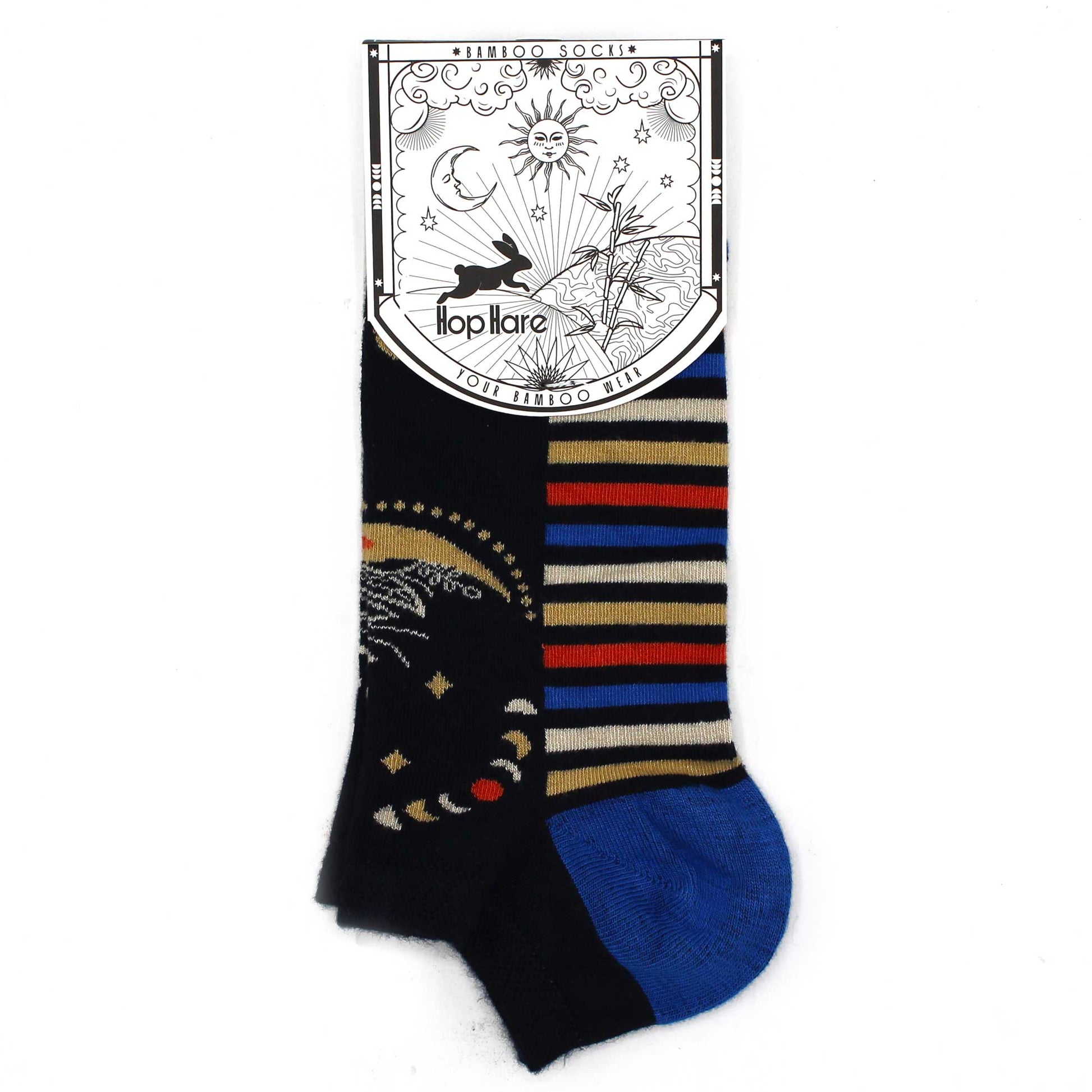 Hop Hare Bamboo Socks Low - Lunar Phases - SOCKI.IE