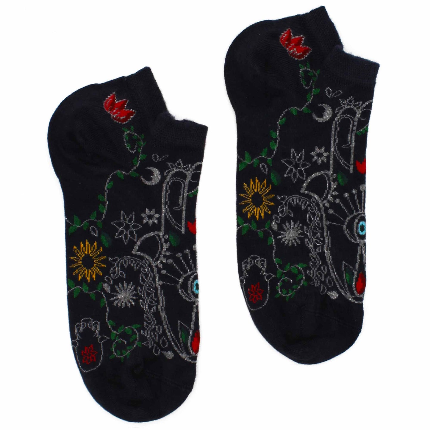 Hop Hare Bamboo Socks Low - Hamsa - SOCKI.IE