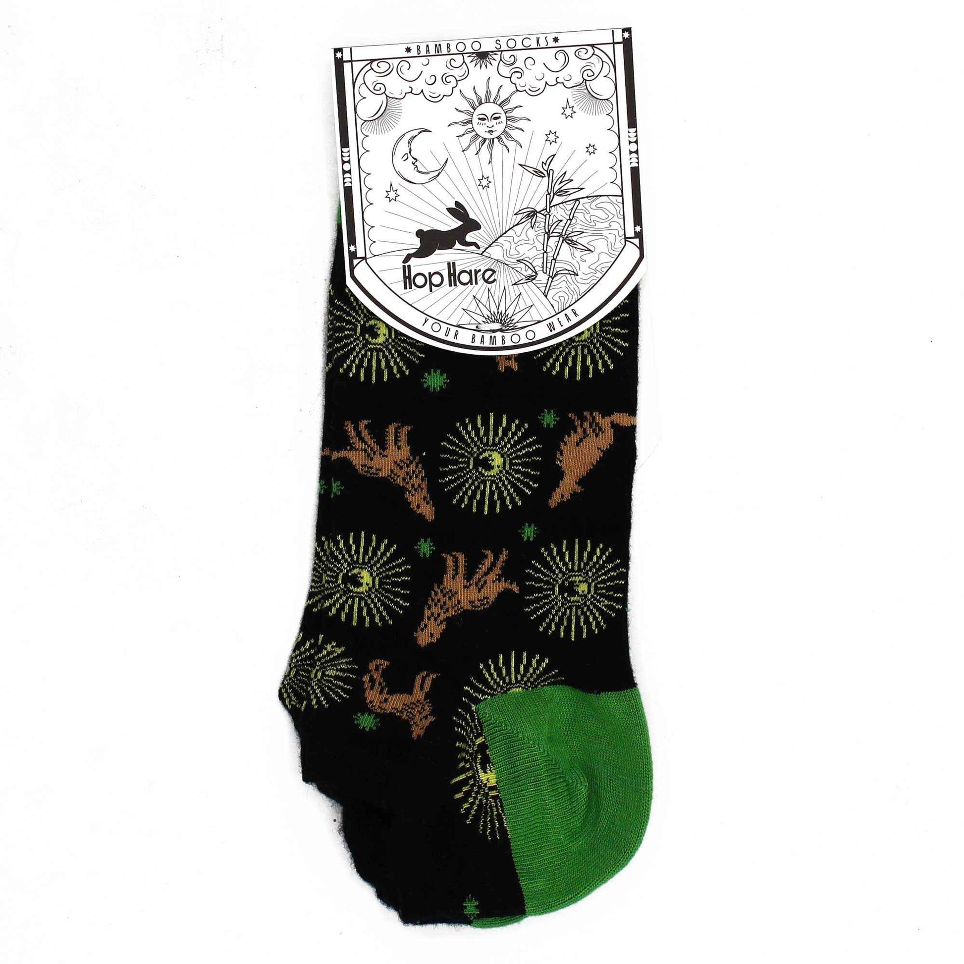 Hop Hare Bamboo Socks Low - Moonlight Wolf