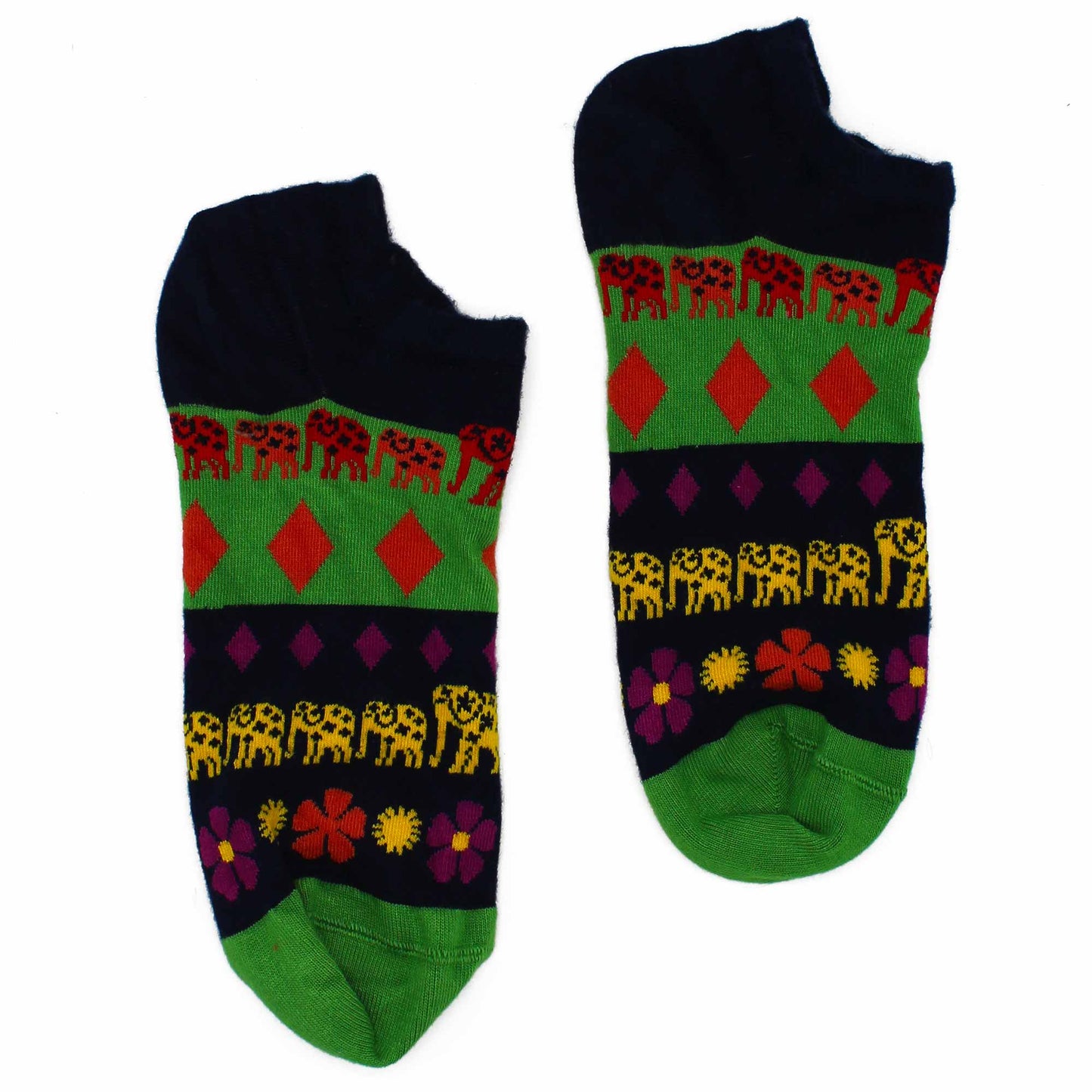 Hop Hare Bamboo Socks Low - Lucky Elephant - SOCKI.IE