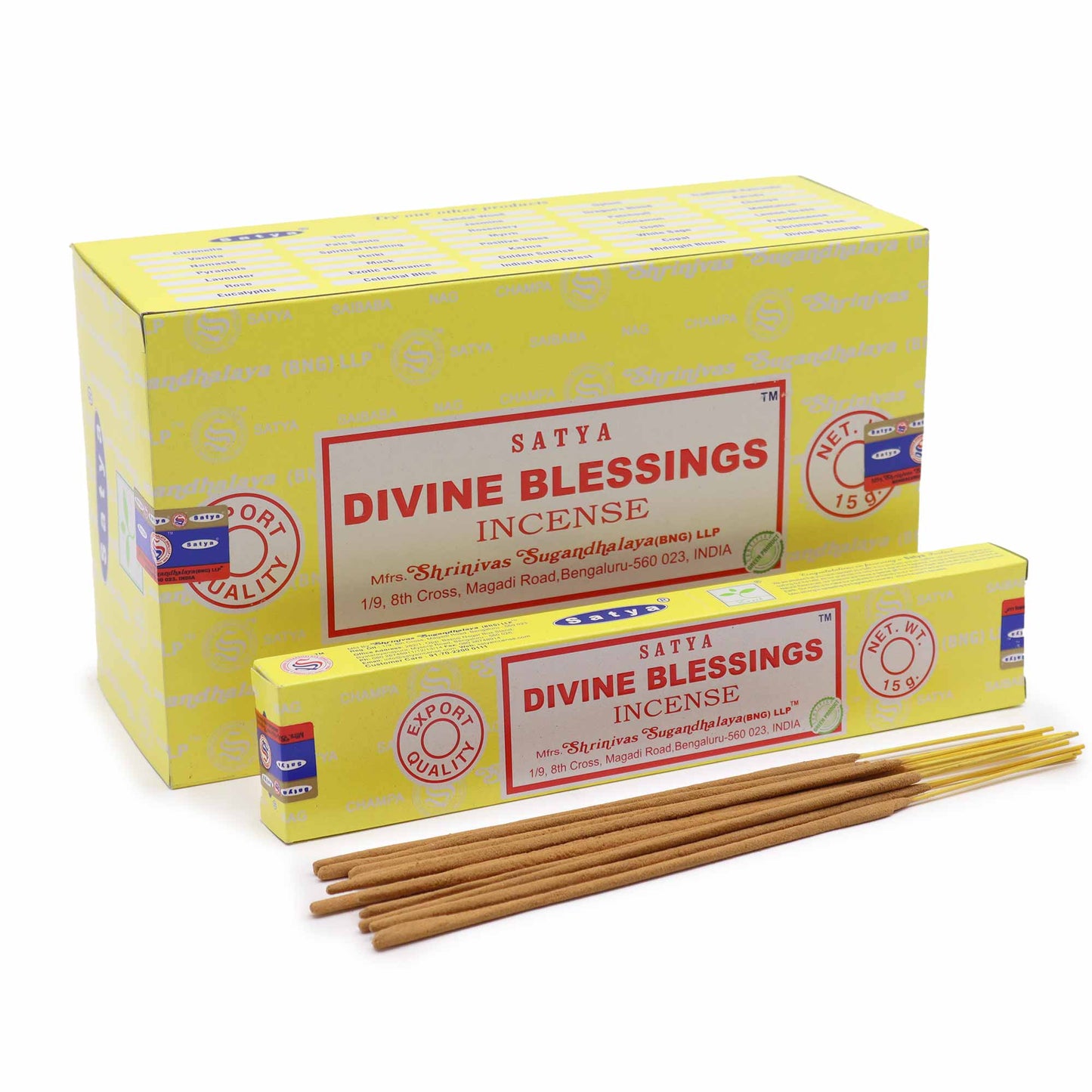 Incense Sticks 15g – Divine Blessing (Satya) - SOCKI.IE