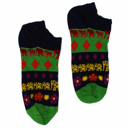 Hop Hare Bamboo Socks Low - Lucky Elephant - SOCKI.IE