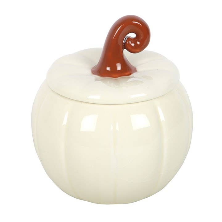 White Curly Pumpkin Autumn Oil Burner