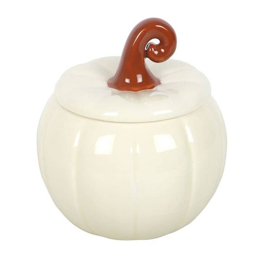 White Curly Pumpkin Autumn Oil Burner