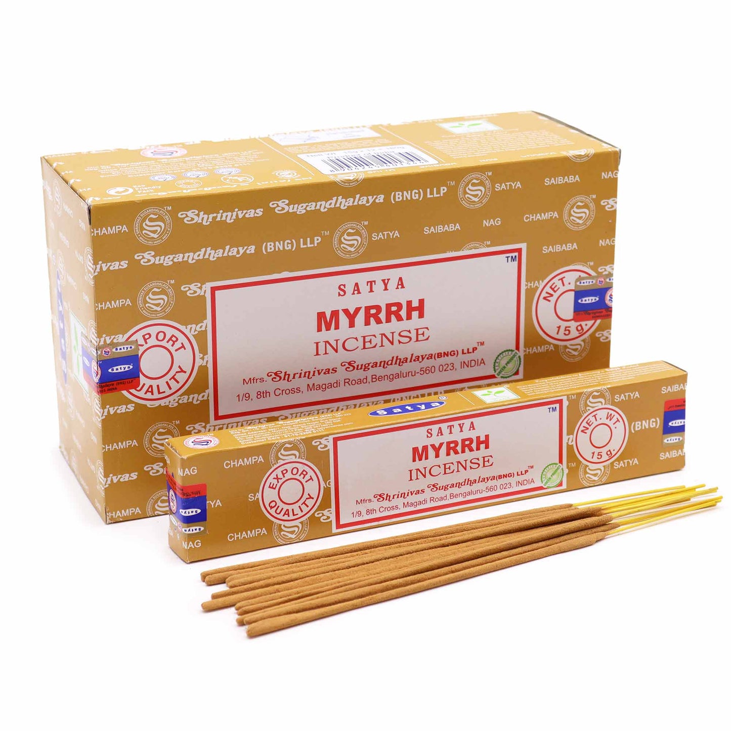 Incense Sticks 15g – Myrrh (Satya) - SOCKI.IE