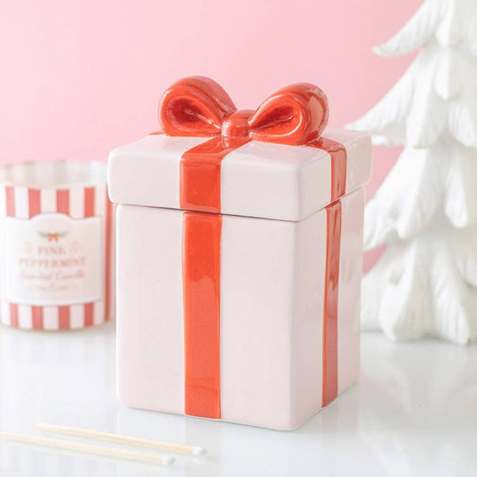 Pink Present Christmas Oil Burner