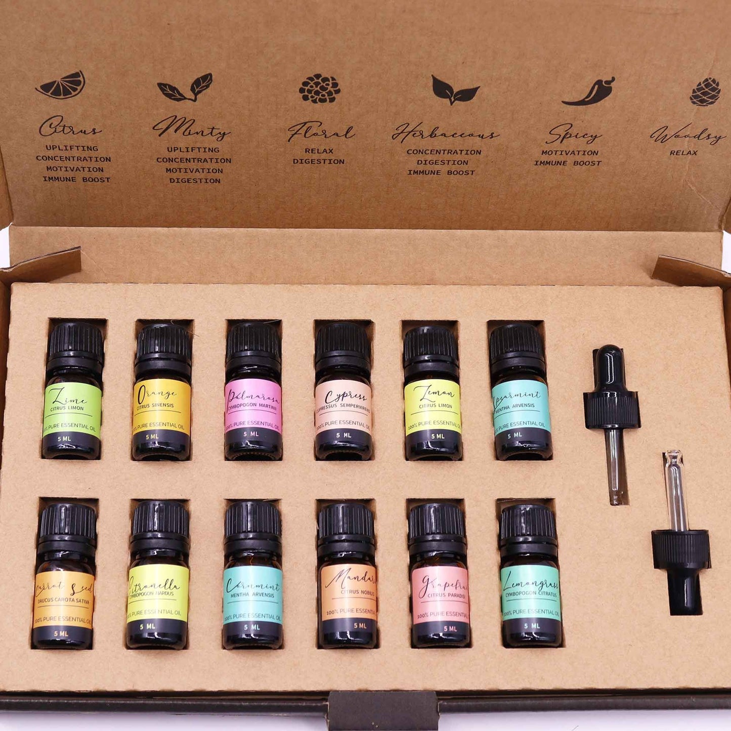 Aromatherapy Essential Oil Set - Summer.