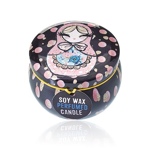 Art Tin Candle - Russian Dolls - Dolly Blue - image 4 - Socki.ie