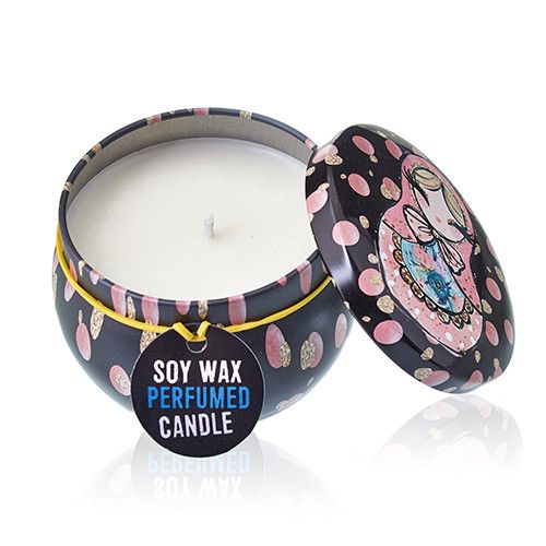 Art Tin Candle - Russian Dolls - Dolly Blue - image 3 - Socki.ie