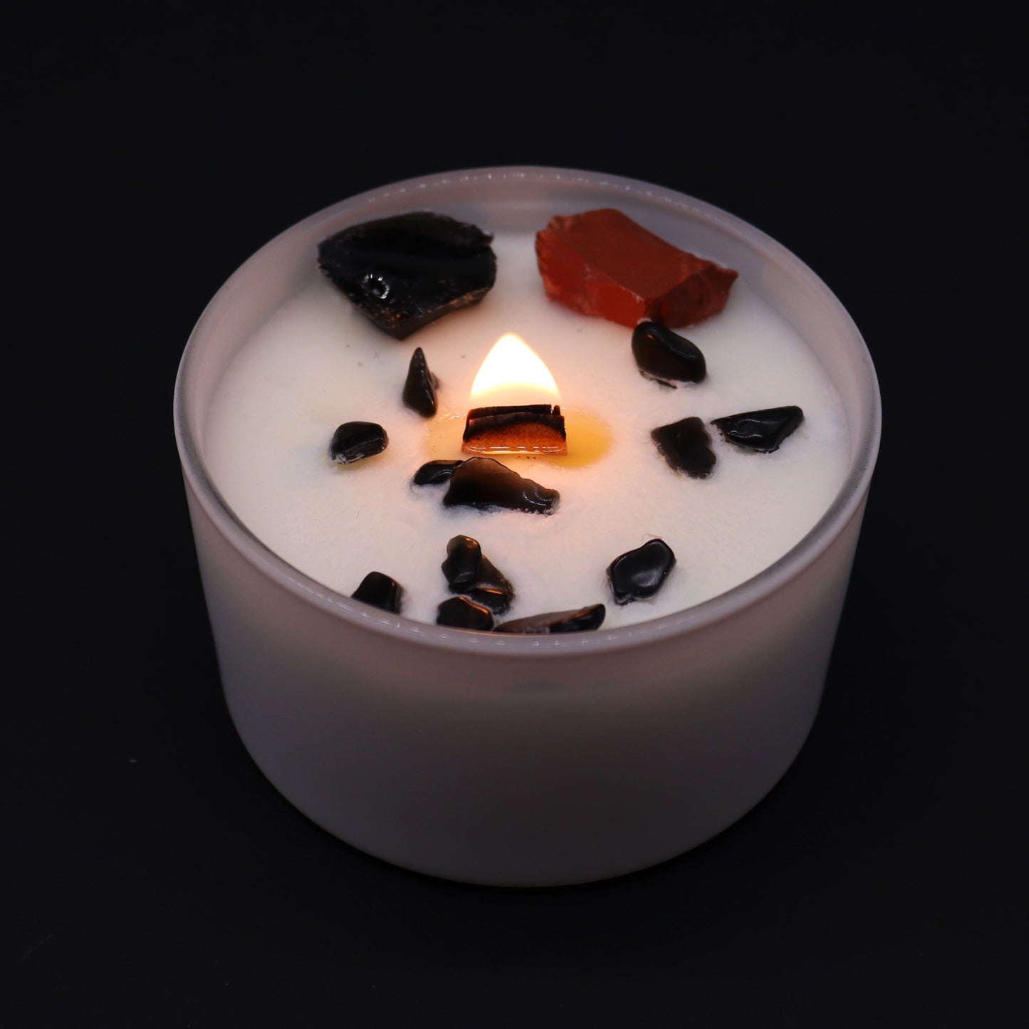 Chakra Crystal Candles - Root Chakra.