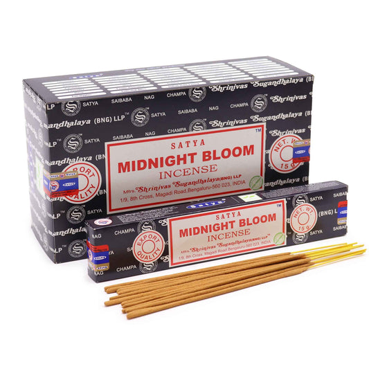 Midnight Blossom - Satya Incense Sticks 15g.