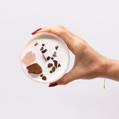 Chakra Crystal Candles - Sacred Chakra.