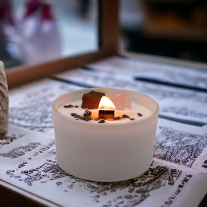 Chakra Crystal Candles - Sacred Chakra.