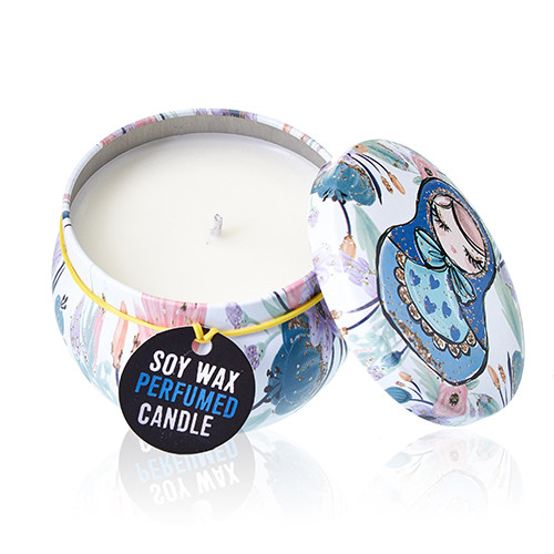Art Tin Candle - Russian Dolls - Dolly Blue - Socki.ie