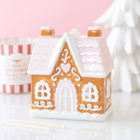 Gingerbread House Christmas Oil Burner and Wax Warmer