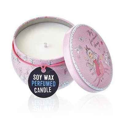 Art Tin Candle – Parma Violet (Friendly Messages)