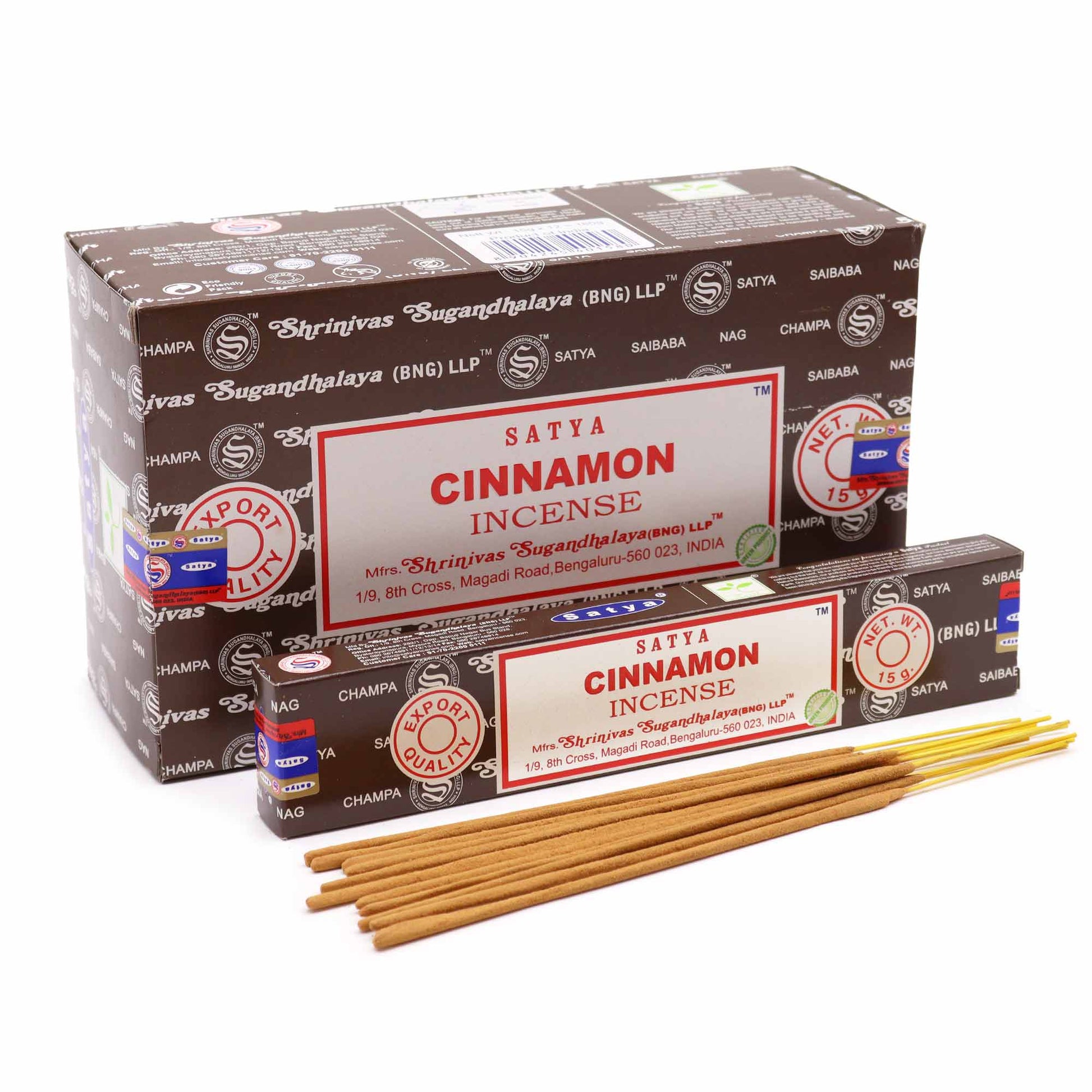 Incense Sticks 15g - Cinnamon (Satya) - SOCKI.IE