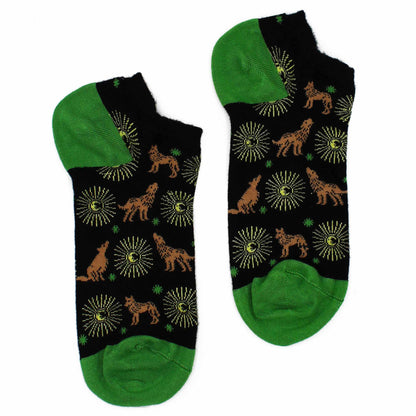 Hop Hare Bamboo Socks Low - Moonlight Wolf - SOCKI.IE