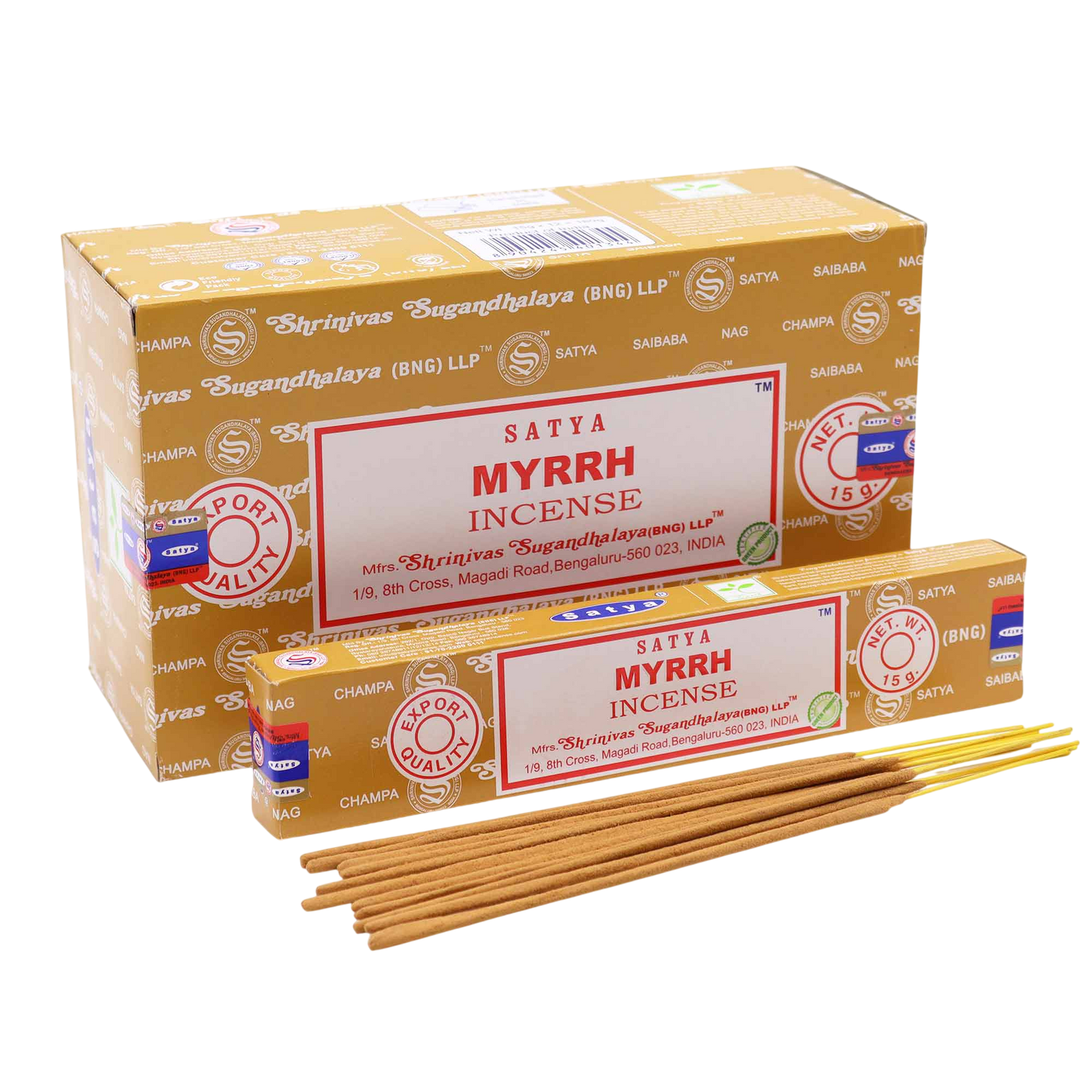 Myrrh - Satya Incense Sticks 15g - Socki.ie