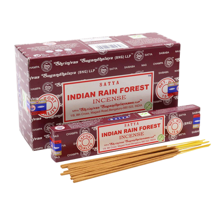 Indian Rain Forest - Satya Incense Sticks 15g - Socki.ie