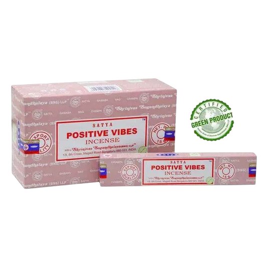 Positive Vibes - Satya Incense Sticks 15g - Socki.ie