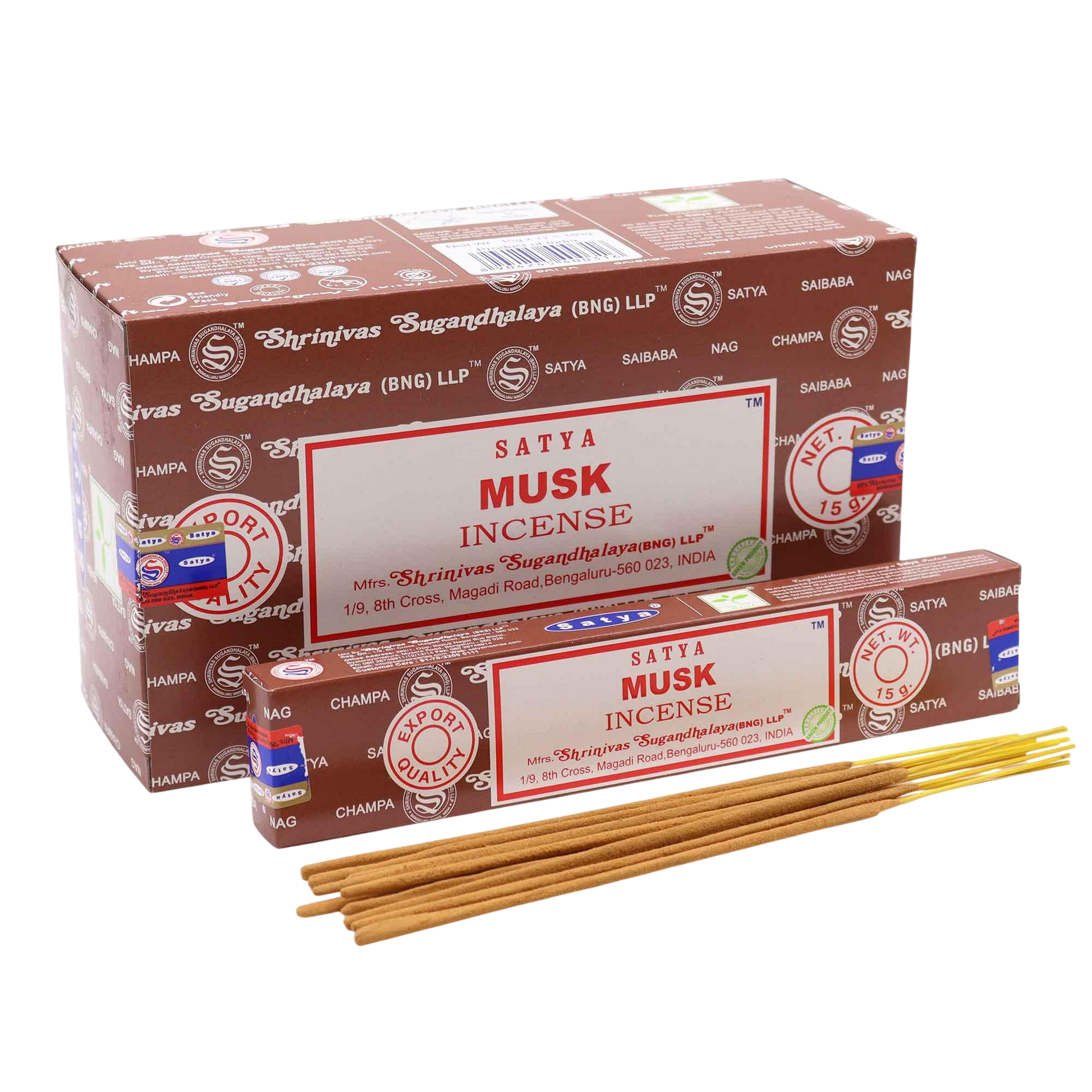 Musk - Satya Incense Sticks 15g - Socki.ie