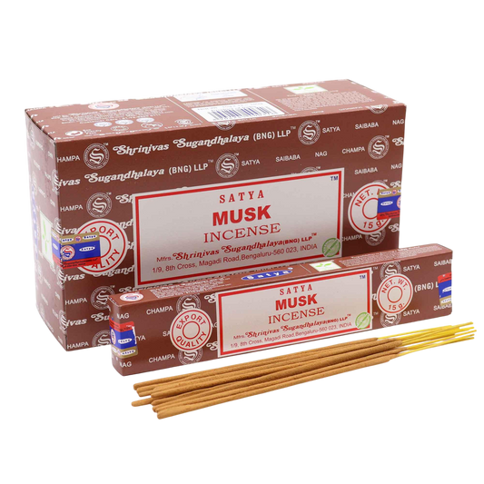 Musk - Satya Incense Sticks 15g - Socki.ie