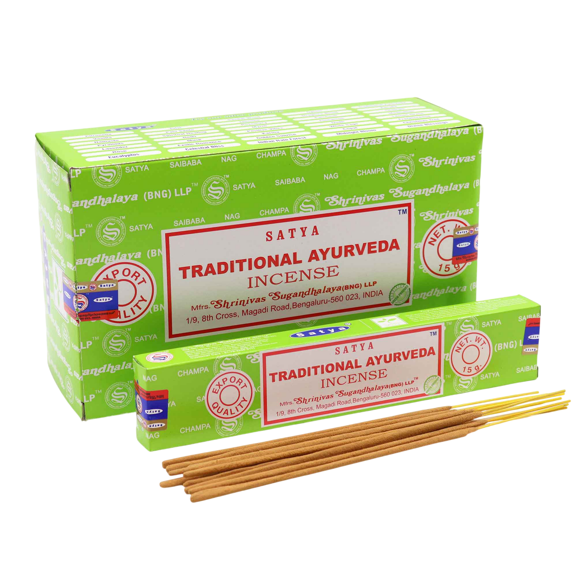 Tr. Ayurveda - Satya Incense Sticks 15g - Socki.ie