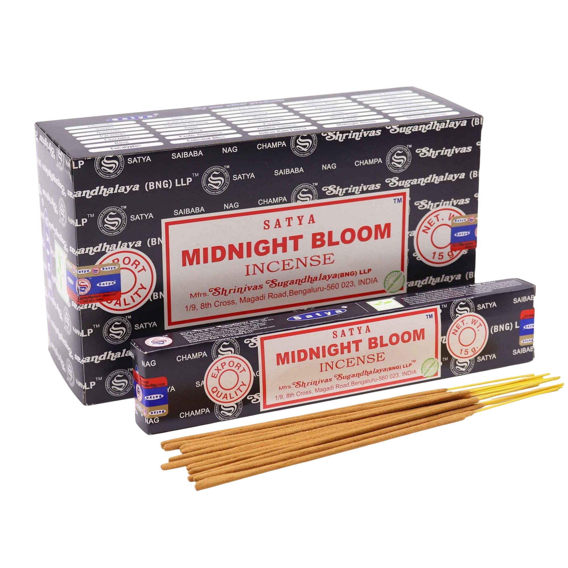 Midnight Blossom - Satya Incense Sticks 15g - Socki.ie