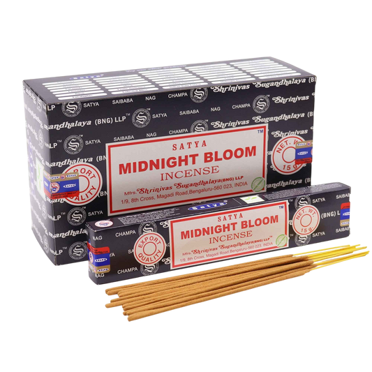 Midnight Blossom - Satya Incense Sticks 15g - Socki.ie