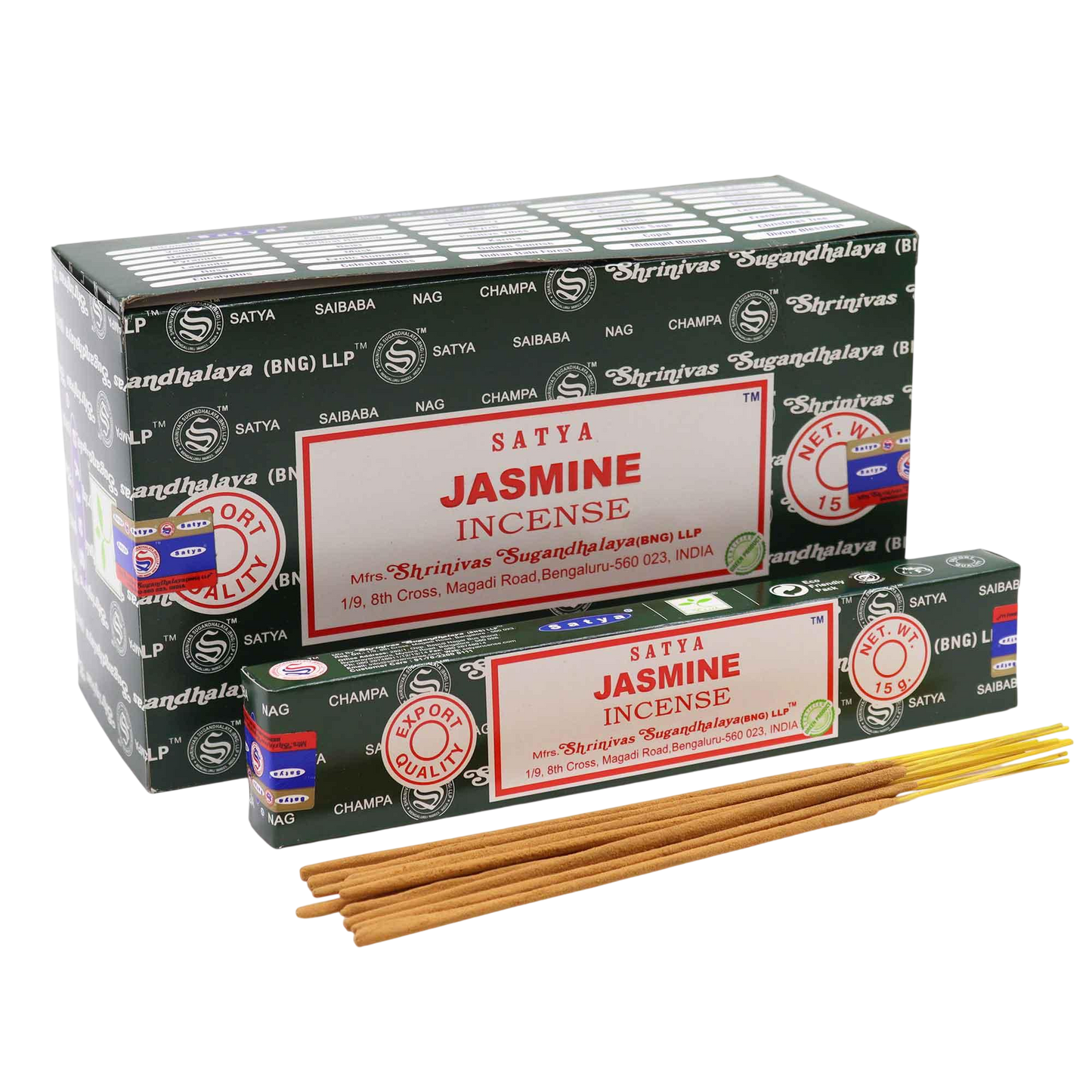 Jasmine - Satya Incense Sticks 15g - Socki.ie