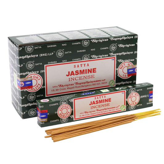 Jasmine - Satya Incense Sticks 15g - Socki.ie