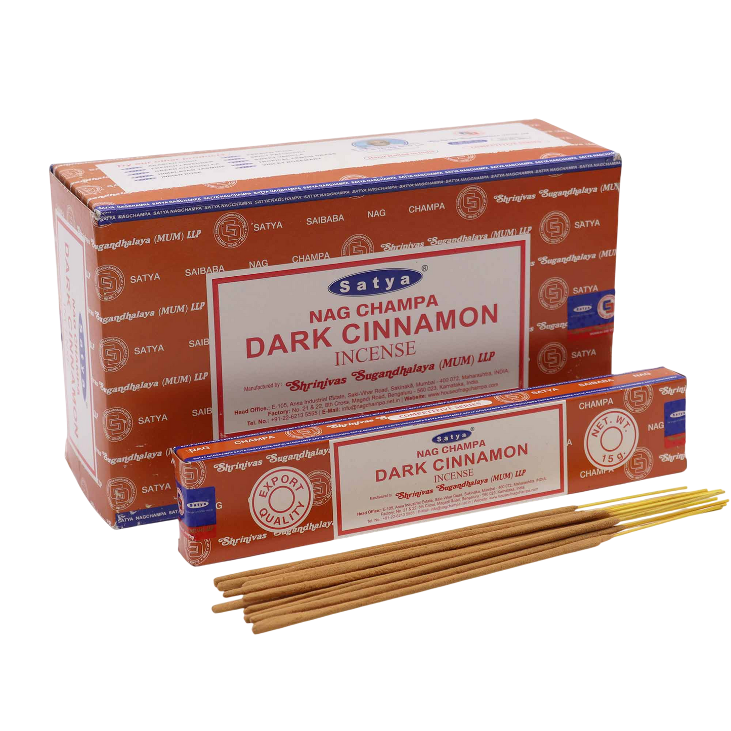 Dark Cinnamon - Satya Incense Sticks 15g - Socki.ie