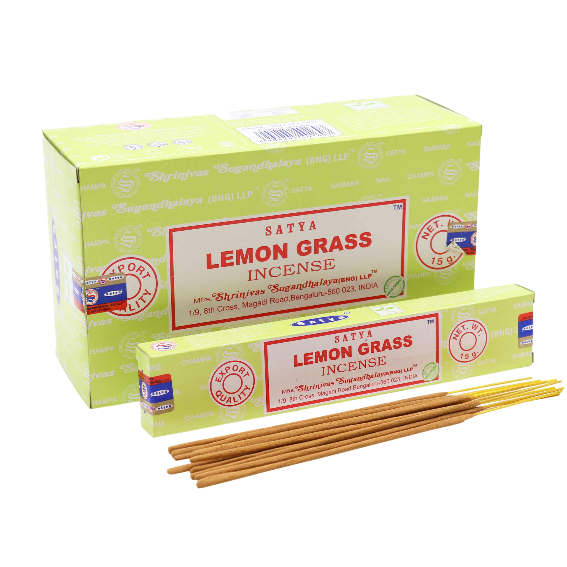 Lemongrass - Satya Incense Sticks 15g - Socki.ie