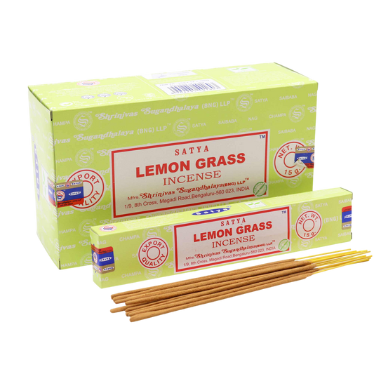 Lemongrass - Satya Incense Sticks 15g - Socki.ie