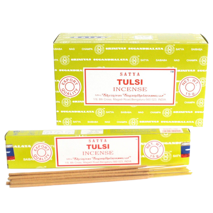 Tulsi - Satya Incense Sticks 15g - Socki.ie