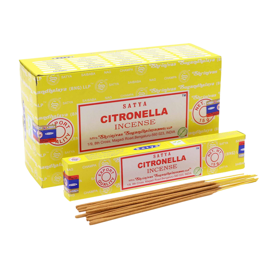 Citronella - Satya Incense Sticks 15g - Socki.ie