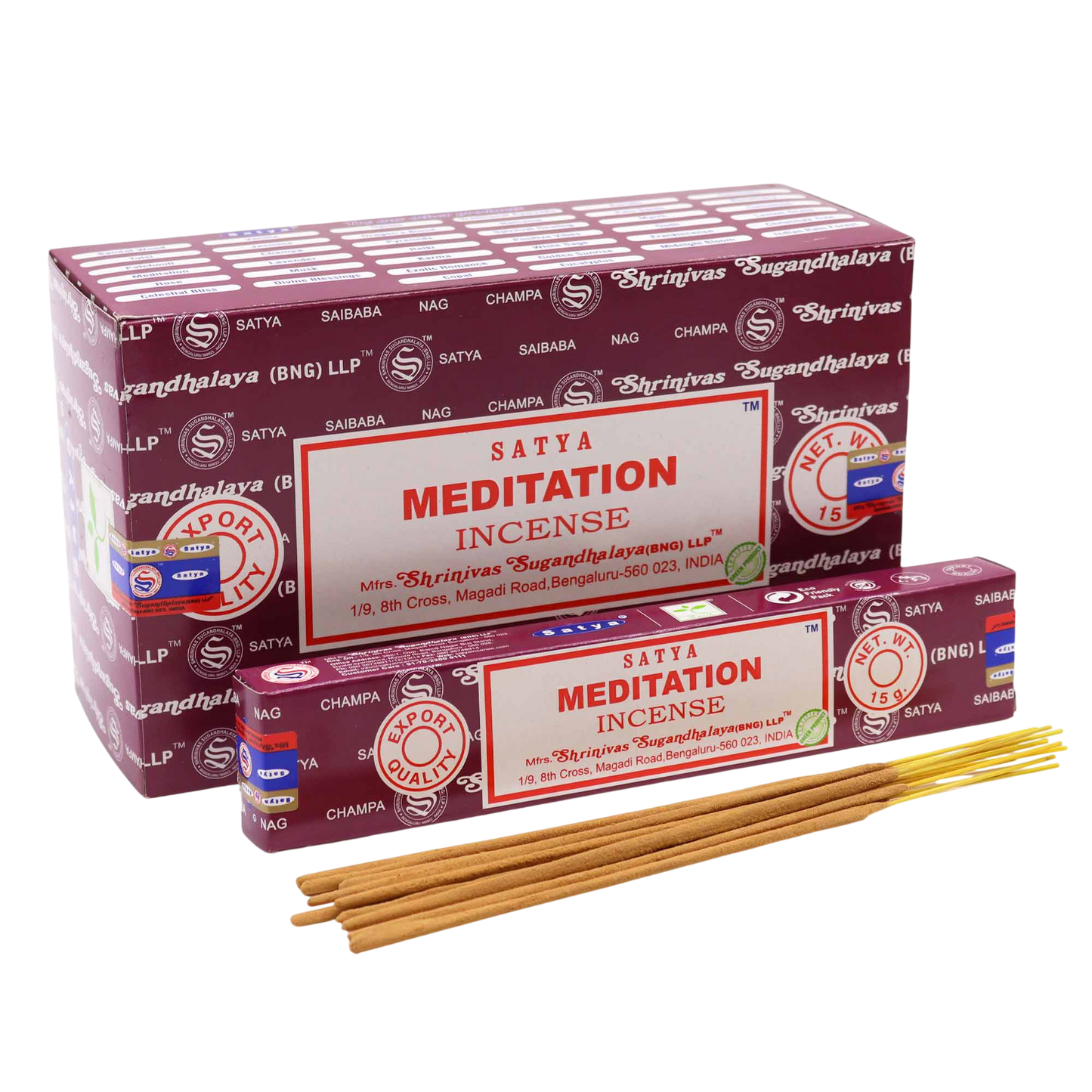 Meditation - Satya Incense Sticks 15g - Socki.ie