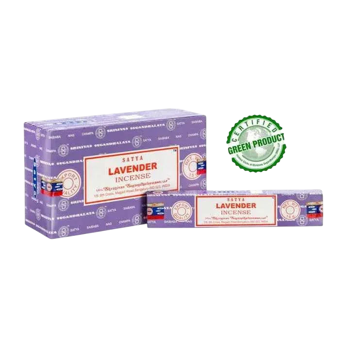 Lavender - Satya Incense Sticks 15g - Socki.ie