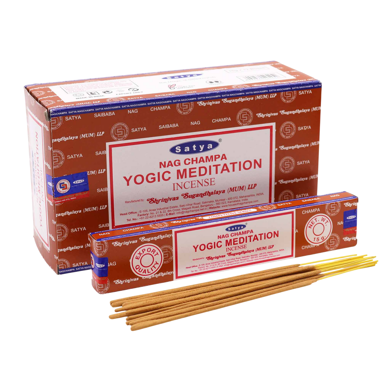 Yogic Meditation - Satya Incense Sticks 15g - Socki.ie