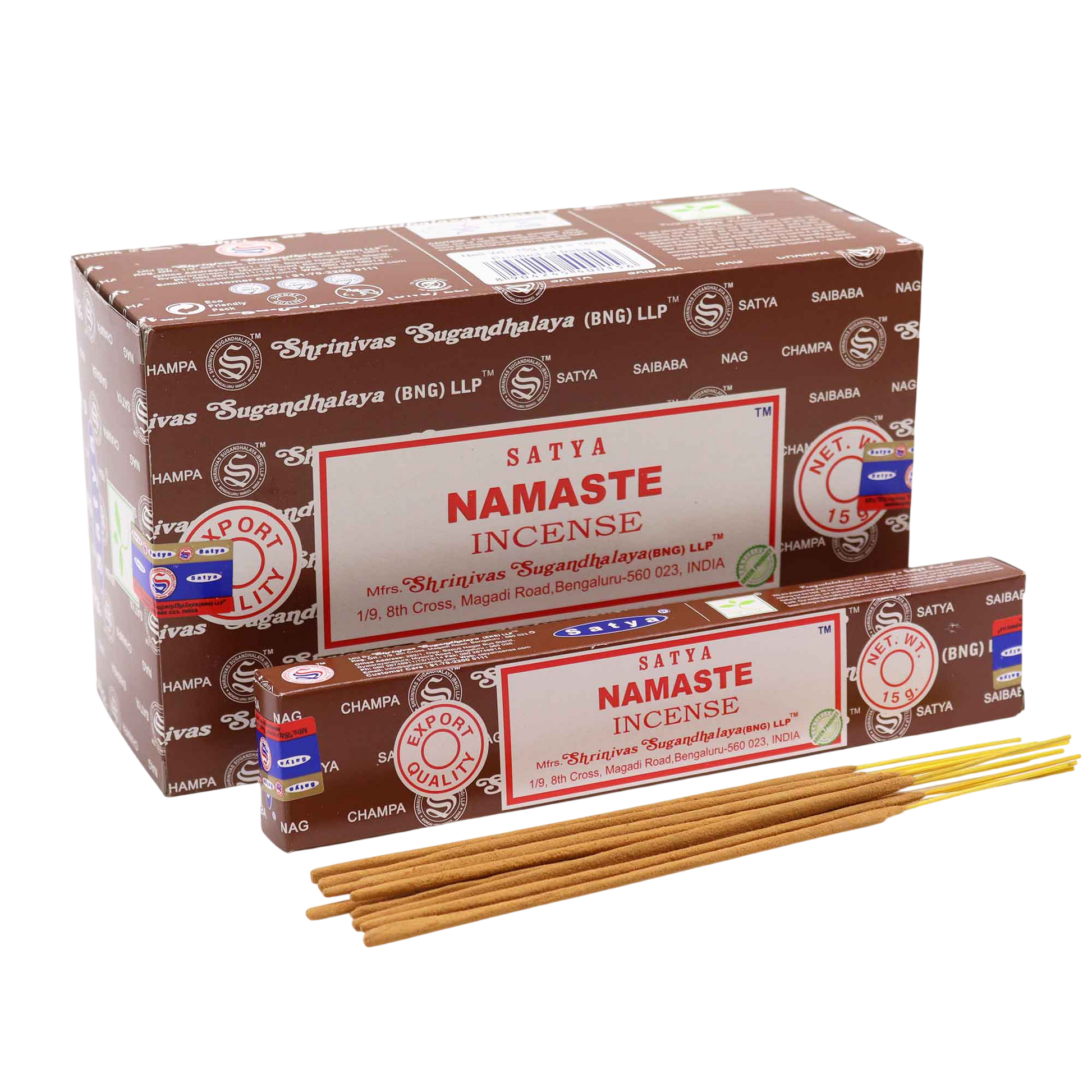 Namaste - Satya Incense Sticks 15g - Socki.ie